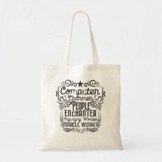 Bolso De Tela Profesionales administrativos Día de regalo retro