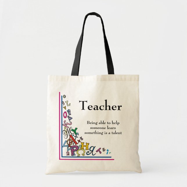 Bolso De Tela Profesor (Frente)