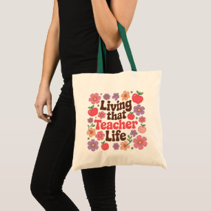 Bolso De Tela Profesor Boho Floral