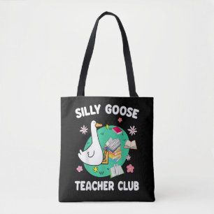 Bolso De Tela Profesor Club Pato Divertido Amante de los Animale
