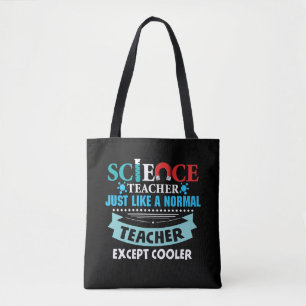 Bolso De Tela Profesor de Ciencias Química Biología Magnet Tub
