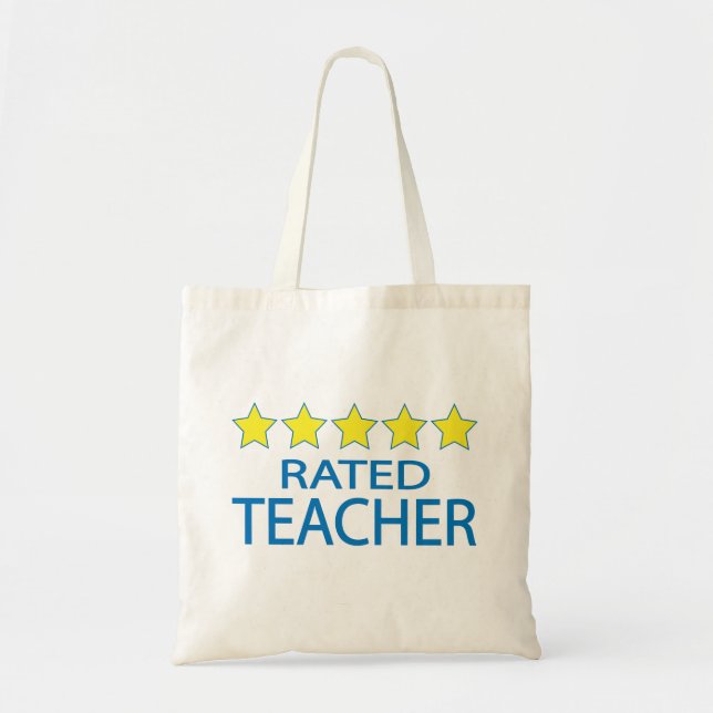 Bolso De Tela Profesor de cinco estrellas (Frente)