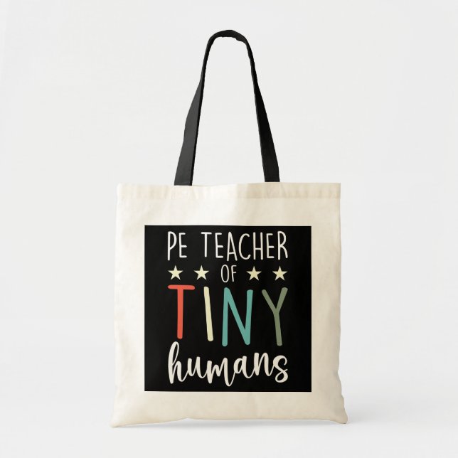 Bolso De Tela Profesor De Educación De Pequeños Humanos P E Prof (Frente)