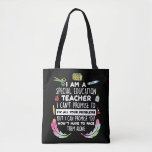Bolso De Tela Profesor de Educación Especial Concienciación Au