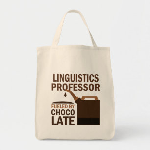 Bolso De Tela Profesor de la lingüística regalo (divertido)