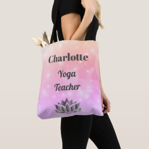 Bolso De Tela Profesor de Yoga Personalizado
