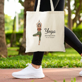 Bolso De Tela Profesor de Yoga Postura del Árbol Vrikshasana Ins