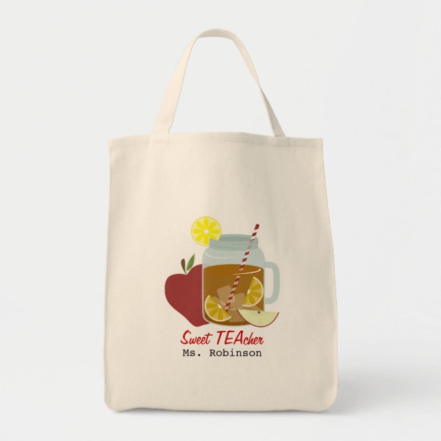 Bolso De Tela Profesor dulce (Frente)
