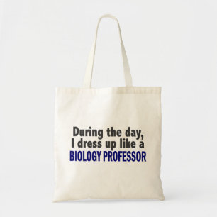 Bolso De Tela Profesor During The Day de la biología