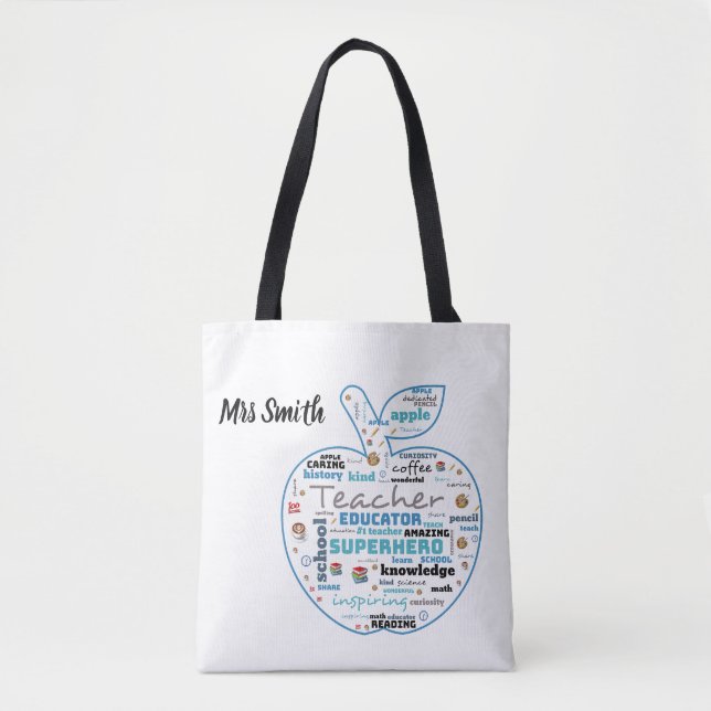 Bolso De Tela ¡Profesor, educador, super héroe! Tote (Anverso)