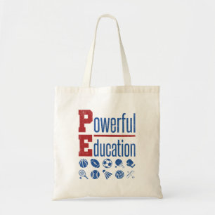 Bolso De Tela Profesor PE de educación potente