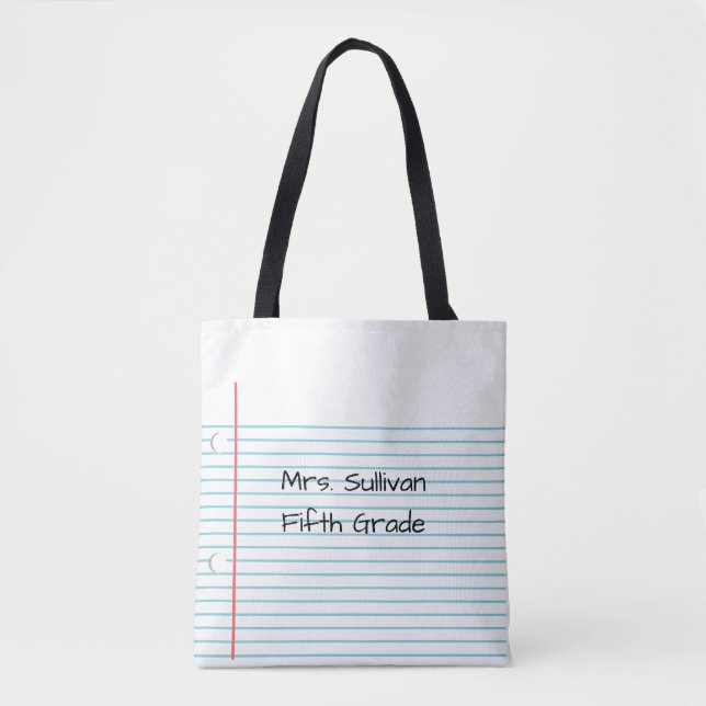 Bolso De Tela Profesor personalizado (Anverso)