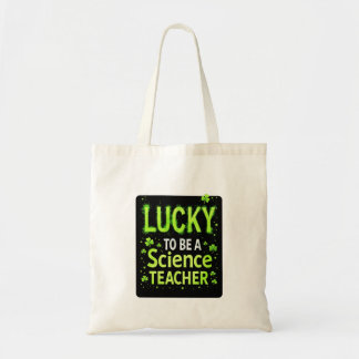 Bolso De Tela Profesora de Ciencia Afortunada