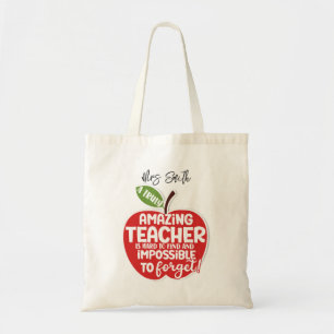 Bolso De Tela Profesora de enfermería verdaderamente asombrosa p