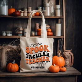 Bolso De Tela Profesora de Halloween Fall Un regalo único