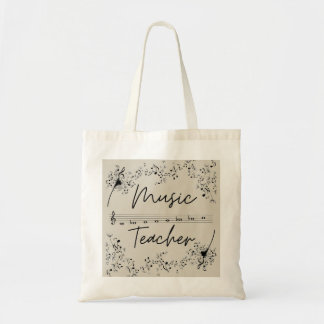 Bolso De Tela Profesora de música moderna