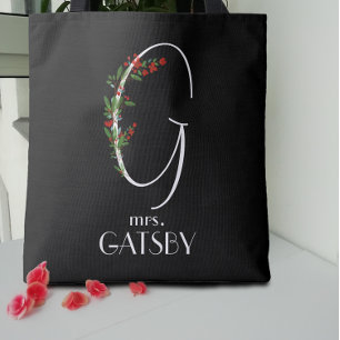 Bolso De Tela Profesora inicial de color de agua rústico G