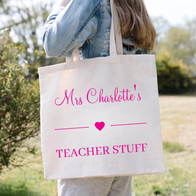 Bolso De Tela Profesora personalizado (Subido por el creador)