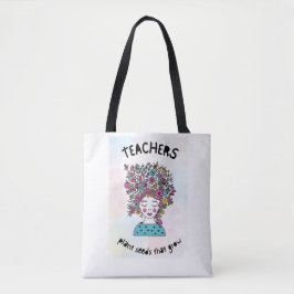 Bolso De Tela Profesores de Semillas Vegetales Gracias Regalo