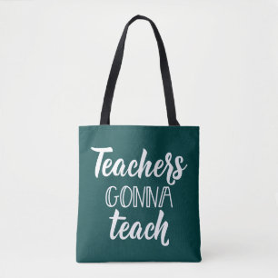 Bolso De Tela Profesores que van a enseñar
