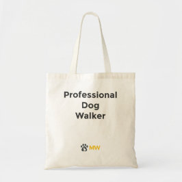 Bolso De Tela Professional Dog Walker Tote Bag | Funny Dog Walke