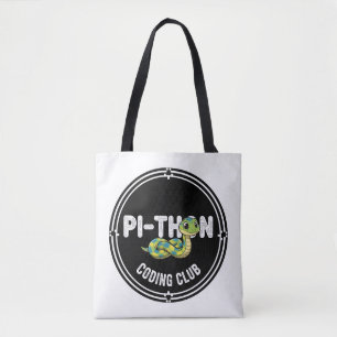 Bolso De Tela Programador del Club de Codificación Python