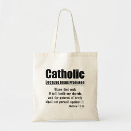 Bolso De Tela Promesa Católica