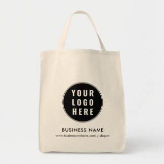 Bolso De Tela Promoción de marca Minimalista con logotipo de emp