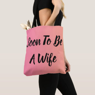 Bolso De Tela Pronto Será Esposa