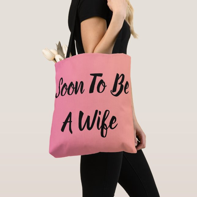 Bolso De Tela Pronto Será Esposa (Detalle)