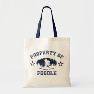 Bolso De Tela Propiedad del caniche