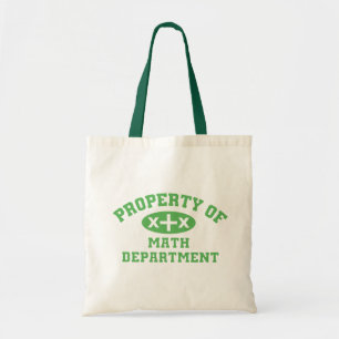 Bolso De Tela Propiedad del Departamento de Matemáticas (x+x ver