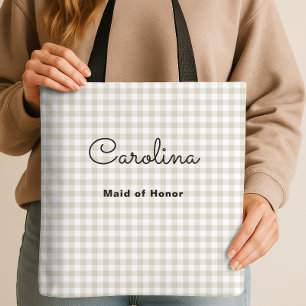 Bolso De Tela Propuesta de criada de honor a la dama de honor en