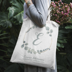 Bolso De Tela Propuesta Personalizada para Damas de Honor y Cort