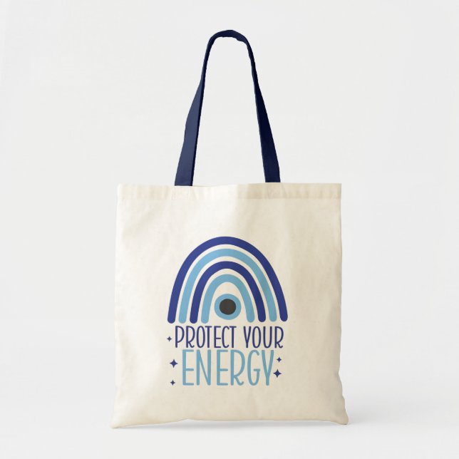 Bolso De Tela Protect Your Energy (Frente)