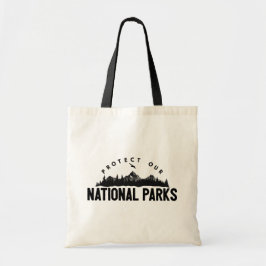 Bolso De Tela Protege nuestros parques nacionales Apoyo