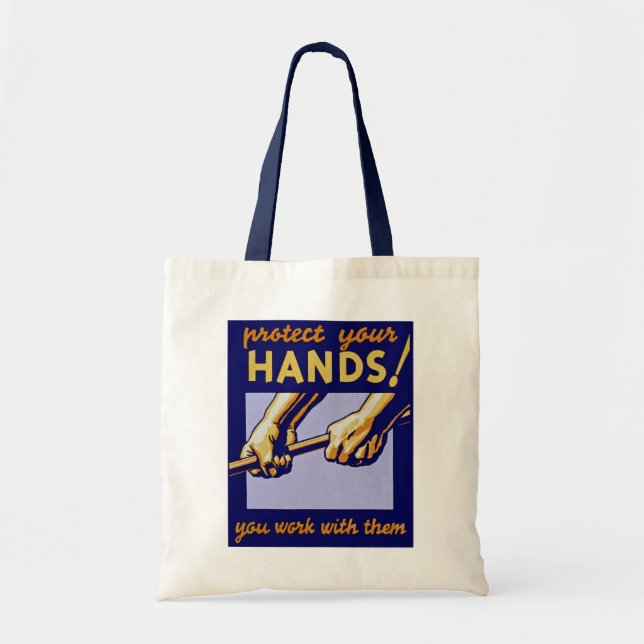Bolso De Tela ¡Protege Tus Manos! (Frente)