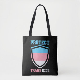 Bolso De Tela Proteger a los niños transexuales