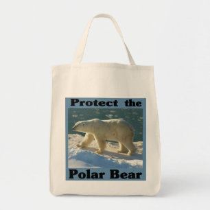 Bolso De Tela Proteger el oso polar