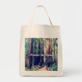 Bolso De Tela Proteja el bosque