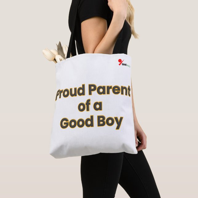 Bolso De Tela Proud Parent of a Good Boy – Funny Dog Lover Gift (Detalle)