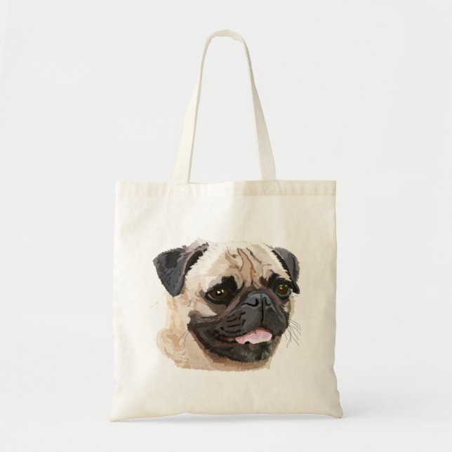 Bolso De Tela Proud Pug (Frente)