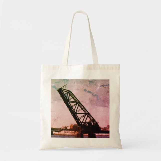 Bolso De Tela Providence, RI 'Stuck Up Bridge' (Frente)