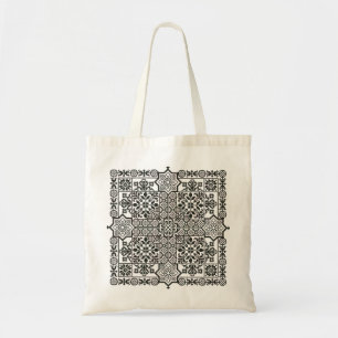 Bolso De Tela Proyecto de costura cruzada inspirado en el folk