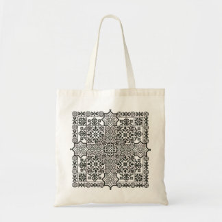 Bolso De Tela Proyecto de costura cruzada inspirado en el folk
