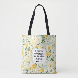 Bolso De Tela Psalm 91:2 Christian Tote Bag
