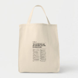 Bolso De Tela Psalm 91 God's Protection Grocery Bag