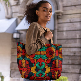 Bolso De Tela Psicodélico