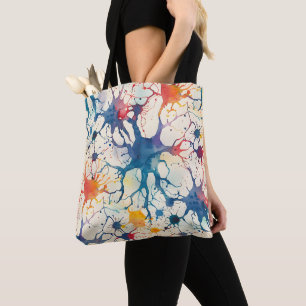 Bolso De Tela Psicodélico Retro Hípster 70s 60s