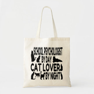 Bolso De Tela Psicólogo de la escuela Cat Lover